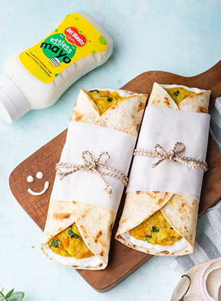 Kid's fav aloo Frankie